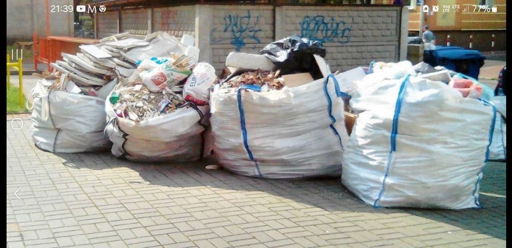 Zaladunek big bagow ,HDS ,wywóz ziemi gruzu ,odpadow pobudowlanych  Cały sląsk