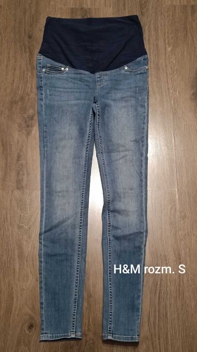 H&M Spodnie jeansy ciążowe rozm. S