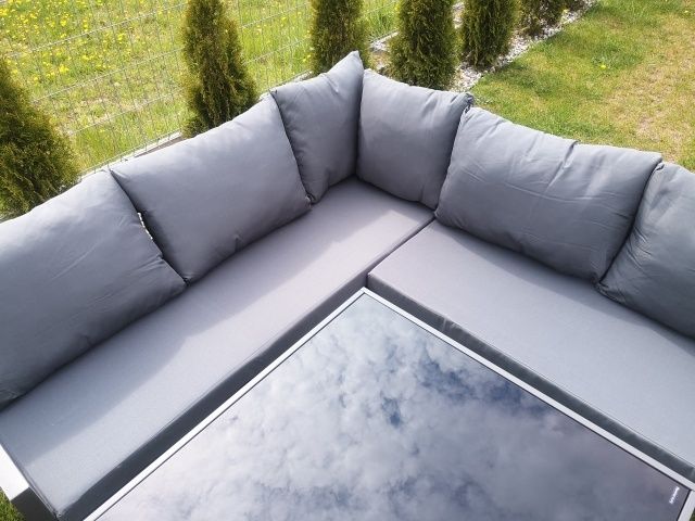 Stalowy 3-czesciowy naroznik ogrodowy! Meble ogrodowe, tarasowe!