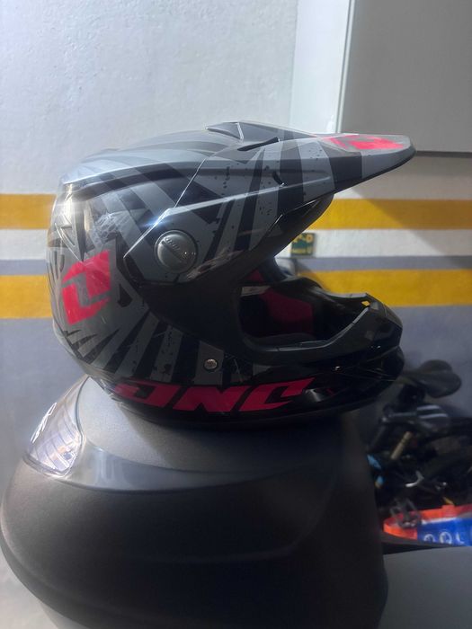 Capacete mota criança