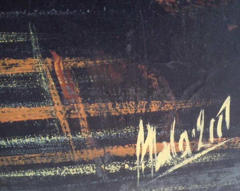 Quadro pintado à mão