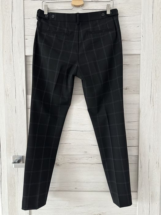 Spodnie męskie młodzieżowe H&M r. 30/ S kratka eleganckie