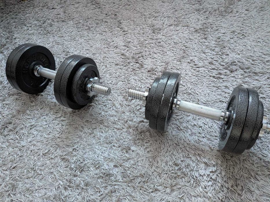 Hantle żeliwne strong Hop-Sport 2x15kg