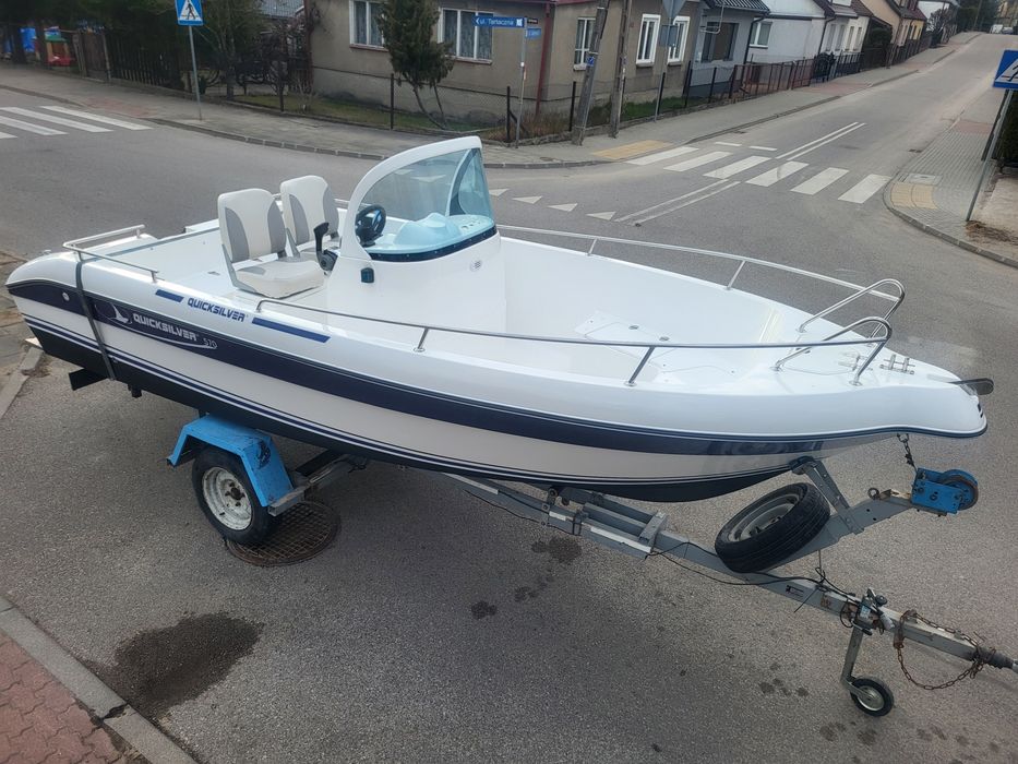 Piekna Lodz łódka Open  Quicksilver 570 wedkarska sportowa  5.7m k