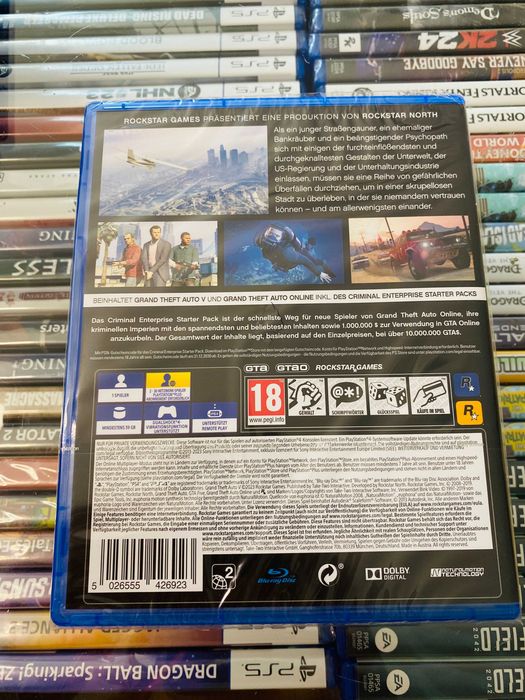 Grand Theft Auto V [PS4] Premium Edition PL NOWA