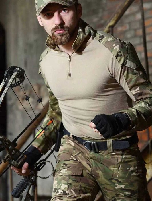 Тактична бойова сорочка убакс Han Wild G2 з налокітниками Мультикам