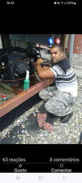 Montagem de ar condicionado