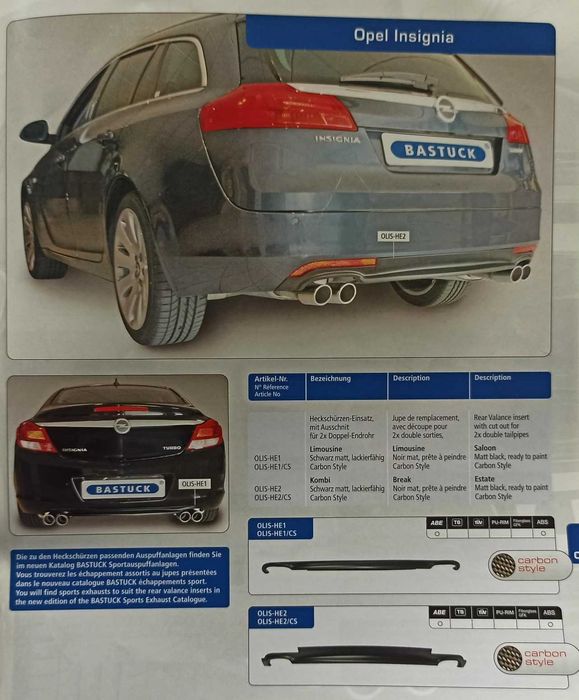 Spoiler / LIP traseiro vários carro / modelos