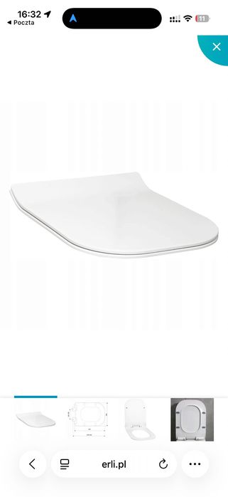 Zamiennik deska sedesowa slim duroplast do  roca