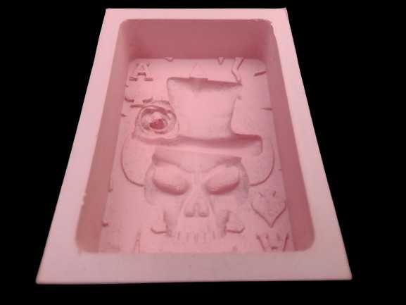 Molde silicone para sabonetes Caveira