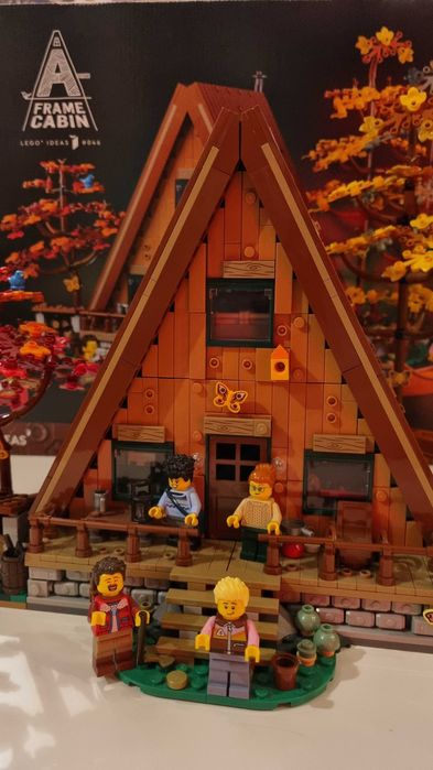 LEGO Ideas 21338 Chatka w kształcie litery A domek brda z PRL-u