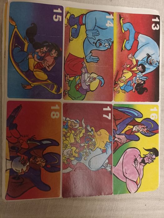 Альбом з наклейками Aladdin Nacar 1995 Alladin, Аладин Турция