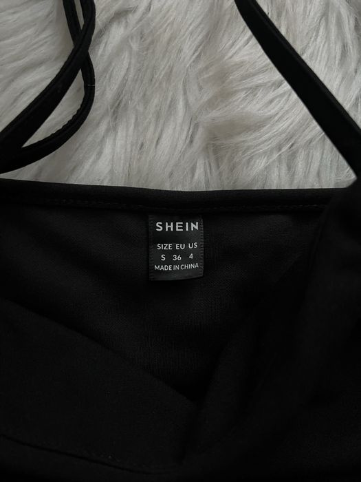 Czarny Top Shein