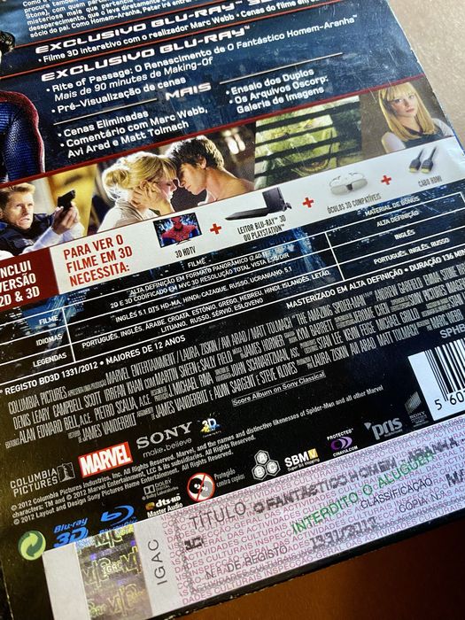 The Amazing Spider-Man Steelbook Blu-ray (3D & 2D)