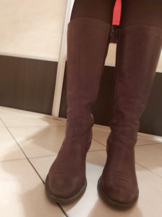 Kozaki Lasocki rozmiar 37 brązowa skóra