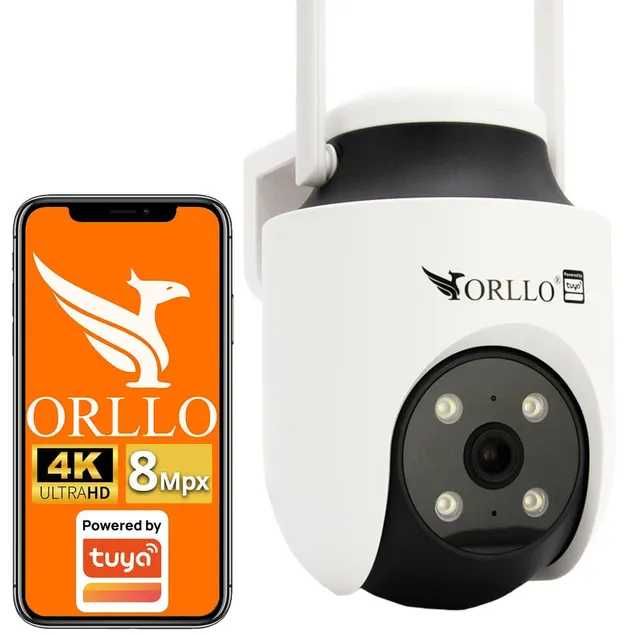 Kamera WiFi IP Zewnętrzna Obrotowa ORLLO TZ6 4K – AI, WiFi 6