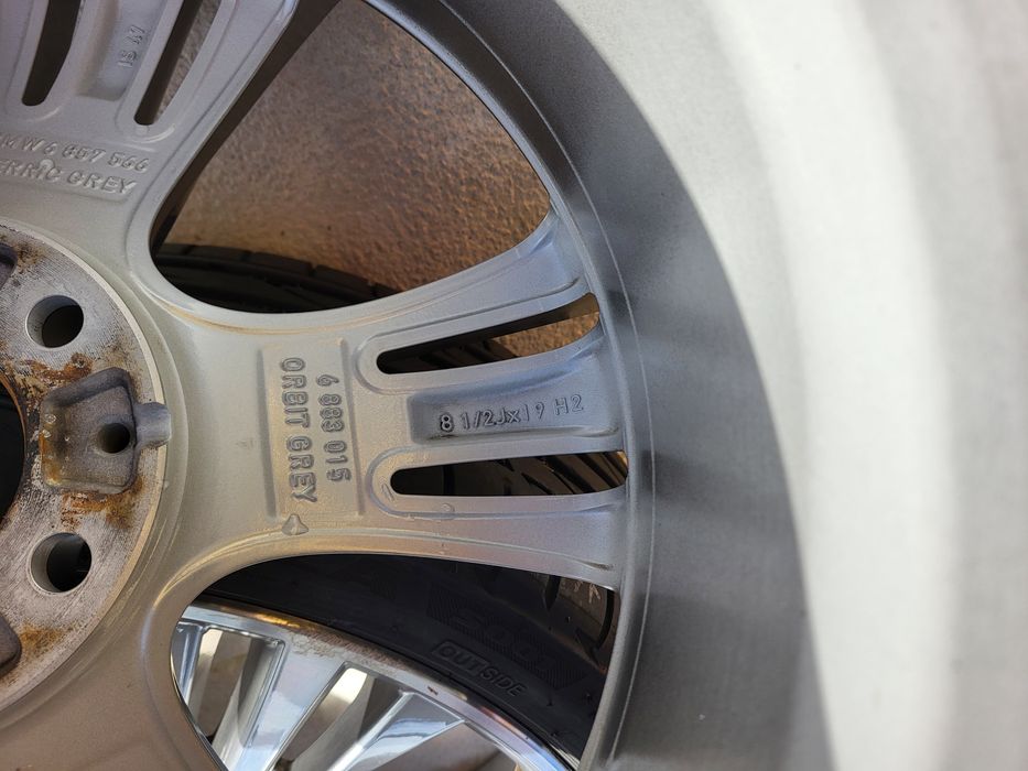 Jantes originais BMW 19" Orbit  Grey com bridgestone Potenza