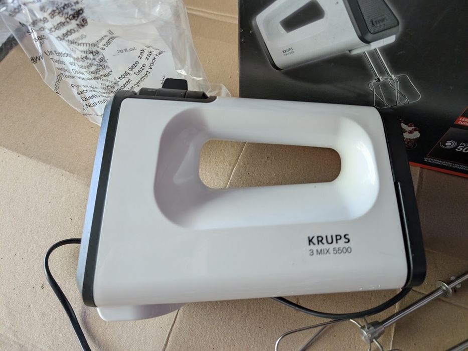 Krups mikser z osprzętem uszkodzony