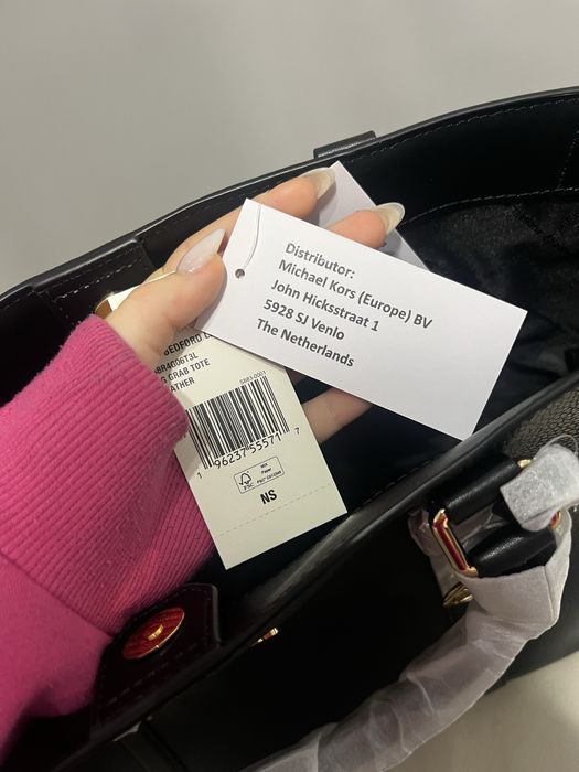 duża czarna torebka Michael Kors