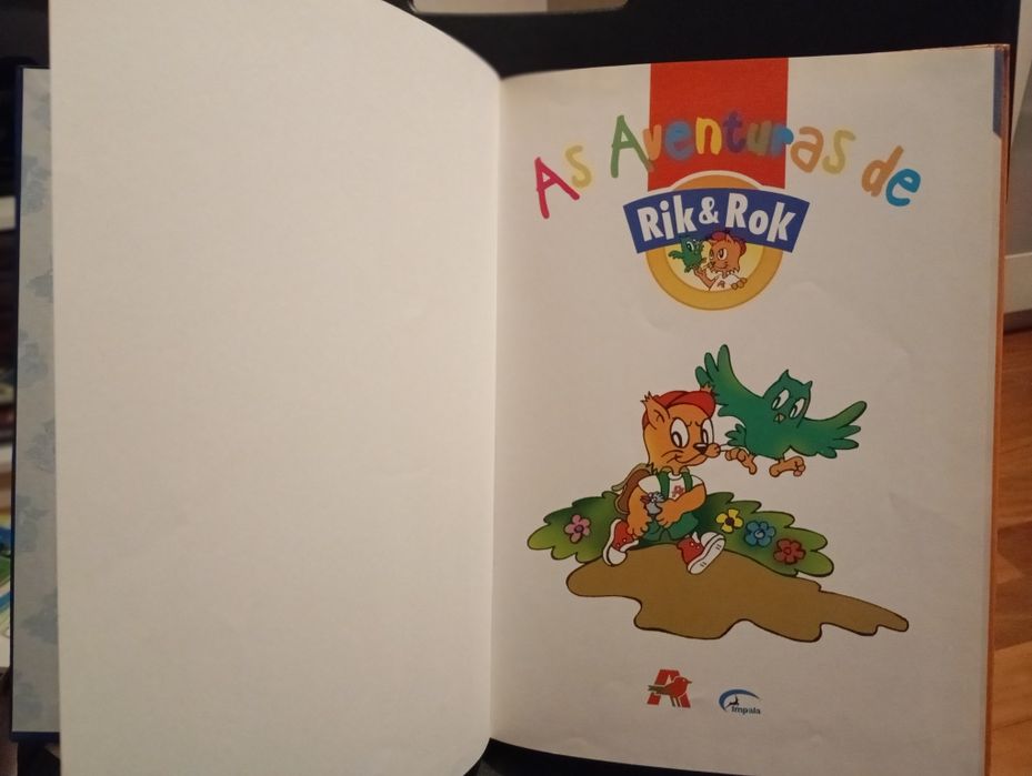 Livro " As aventuras de Rik & Rok "