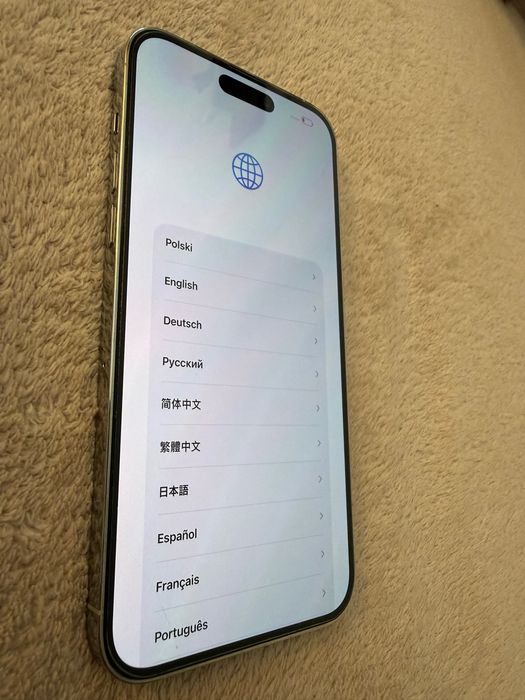 iPhone 14max Pro srebrny