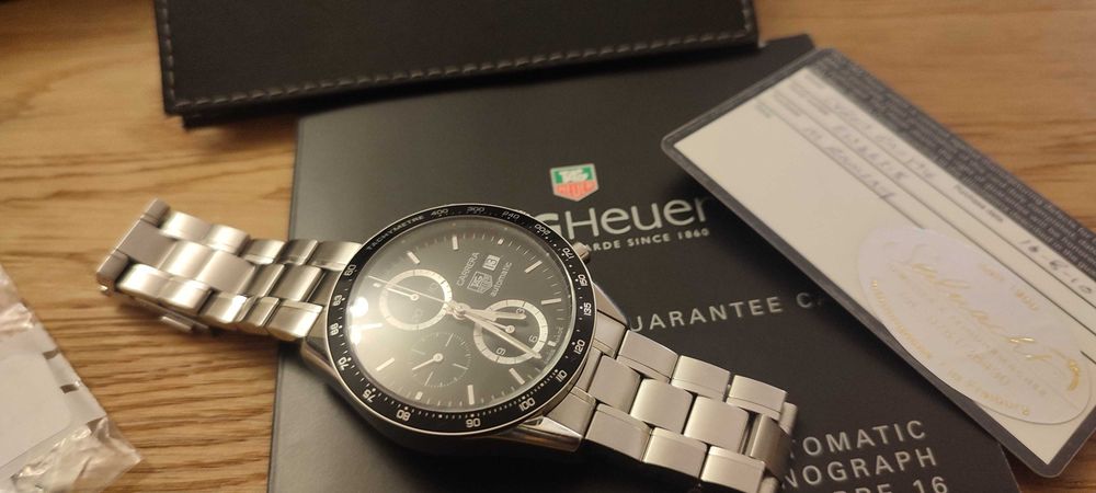 Piękny TAG Heuer Carrera Calibre 16 CV2010.BA0794