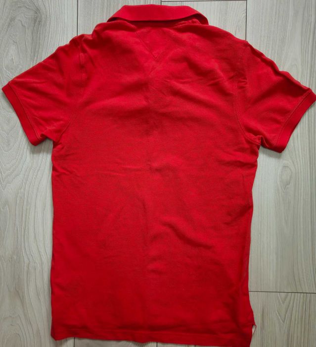 Tommy Hilfiger Polo Czerwone M , Bawełna , Nowe , Metki