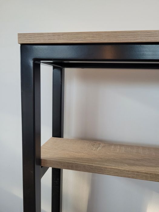 Konsola loft czarna
