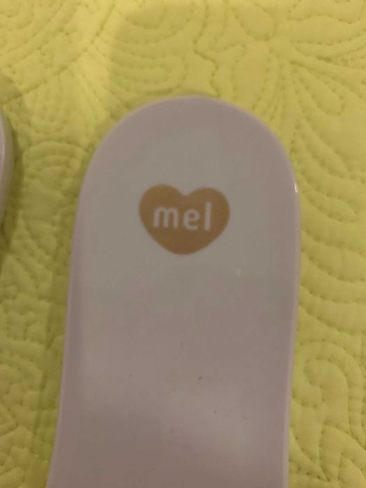 Chinelas brancas melissa