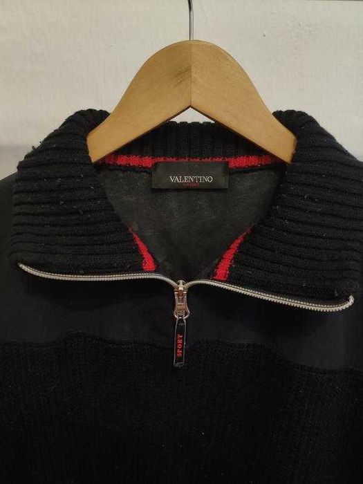 Кофта джемпер valentino sport темно синя