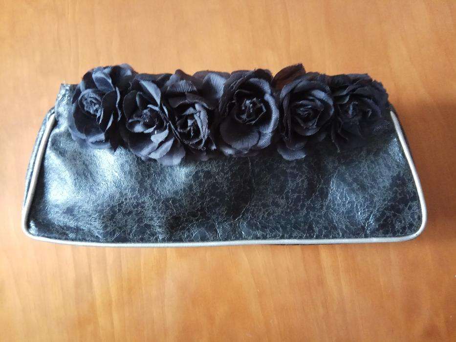 Bolsa de toilette em pele marmoreada