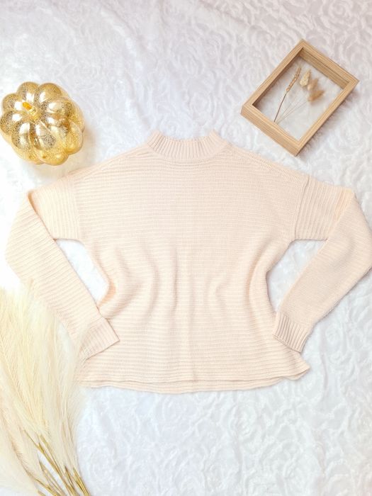 Sweter Półgolf MYHAILYS M – Brzoskwiniowy Pastel Zima