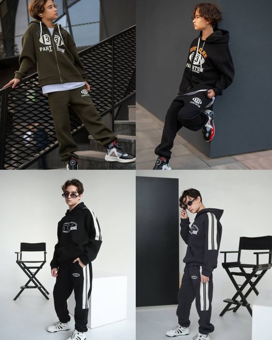 Теплий спортивний костюм для підлітків 7 варіантів