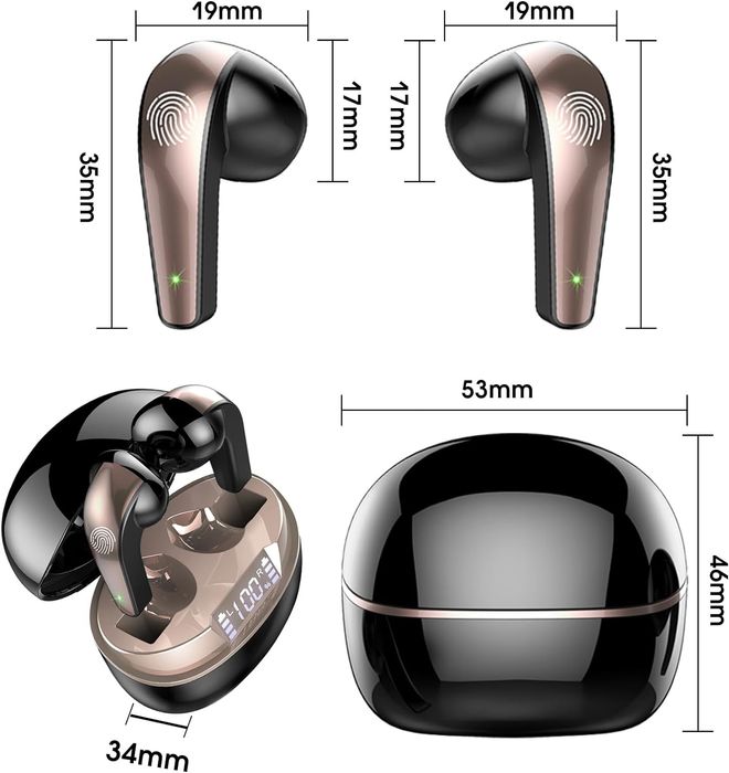 Auriculares sem fios fones bluetooth 5.3 [VÁRIAS CORES] NOVO ENVIO GRÁ
