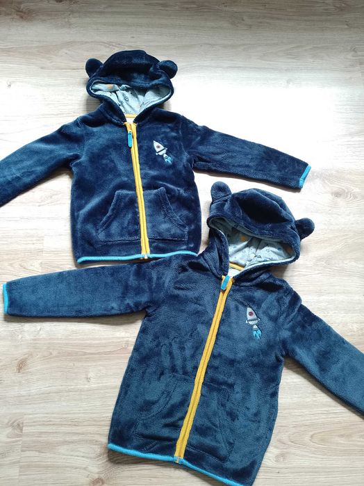 Ciepłe bluzy misio 98/104 110/116