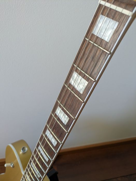 Squier Paranormal Troublemaker Telecaster Deluxe em Aztec Gold