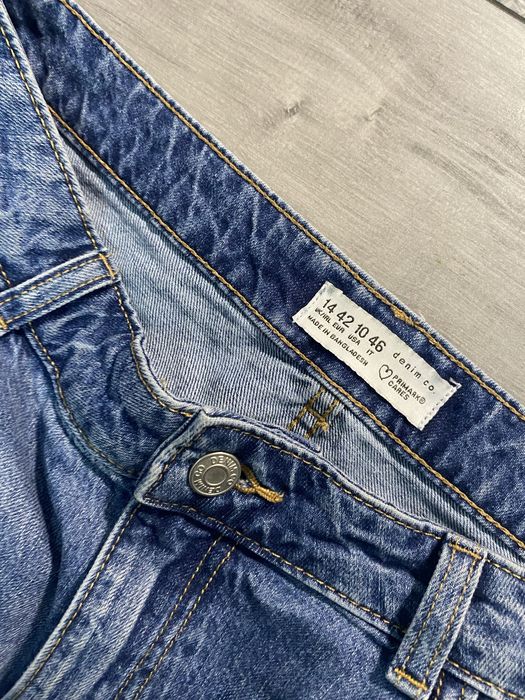 Джинсова юбка довга