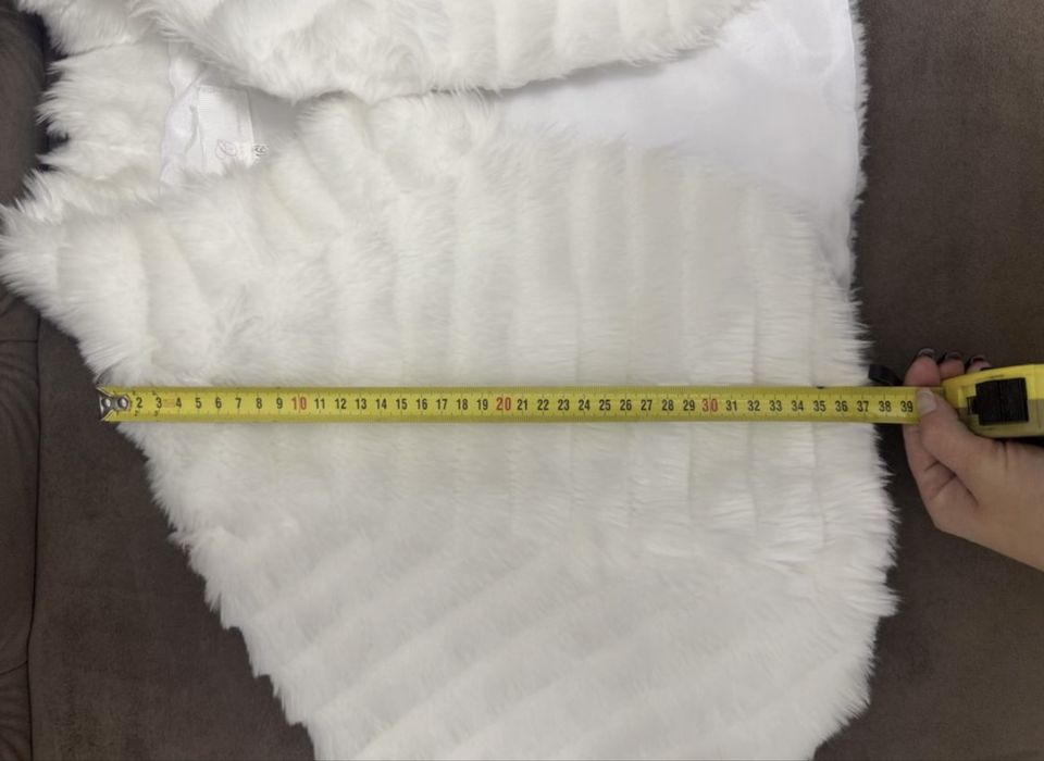 Шубка біла весільна