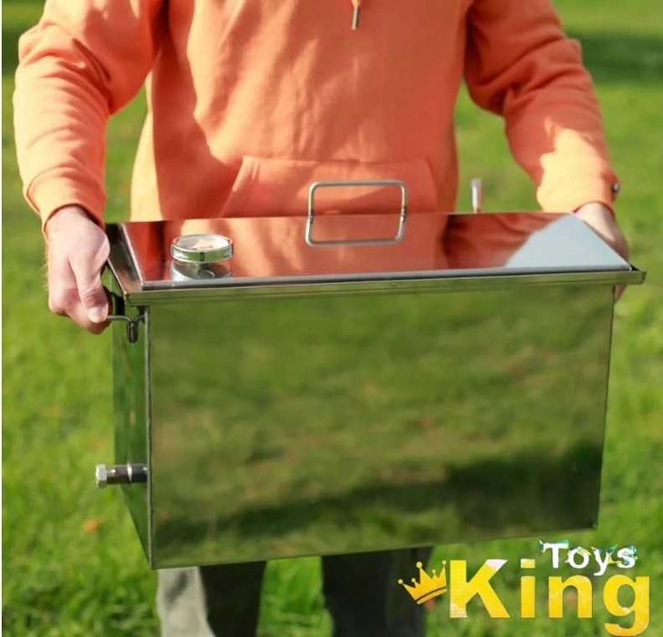 Коптильня з Гідрозатвором (AISI 430) | Без диму в хаті | 3 Розміри