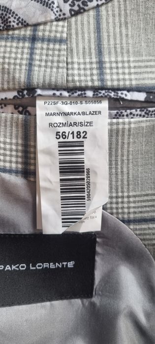 Garnitur męski Pako Lorente