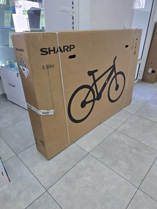 NOWY Rower elektryczny hybrydowy męski Sharp BK-DM032-EB do 60km