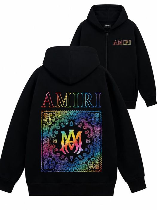 Зіп Худі Amiri / Зипка Амири / У2к чорна зип