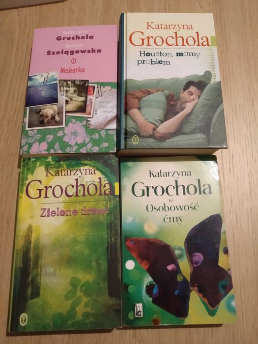 Grochola - 3 książki - Makatka, Houston, Osobowość ćmy