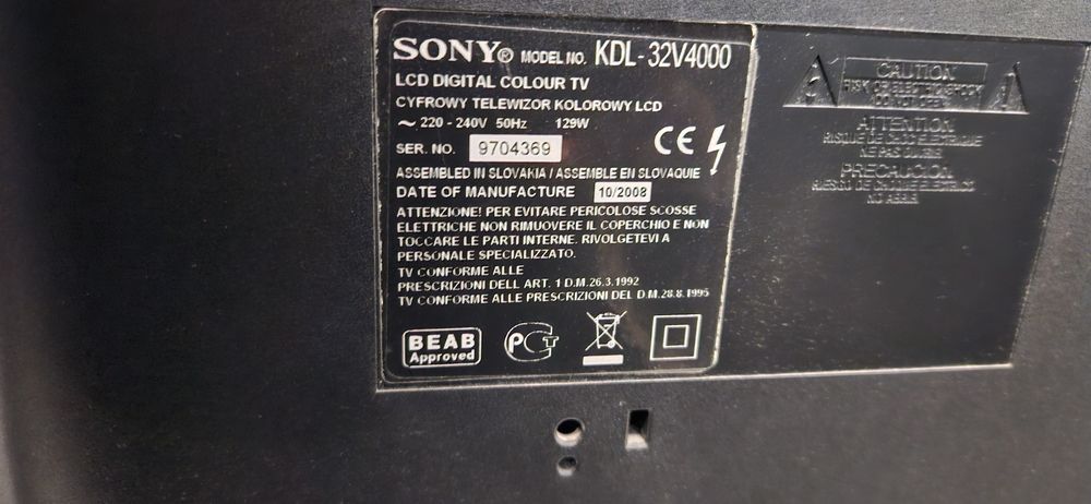 Telewizor LCD Sony 32 cale