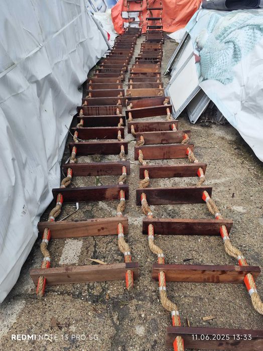 Drabina sznurowa, schody okrętowe