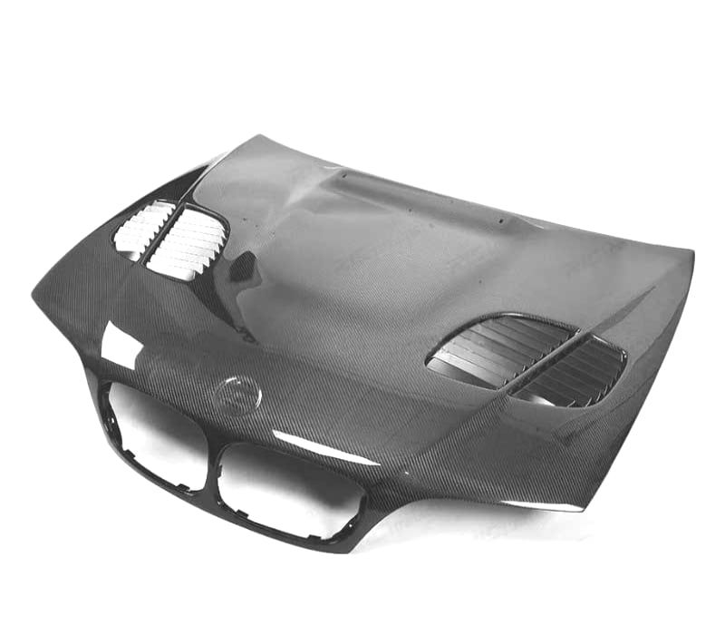 CAPÔ BMW E46 02-06 LOOK M3 GTR C/ ENTRADA DE AR CARBONO