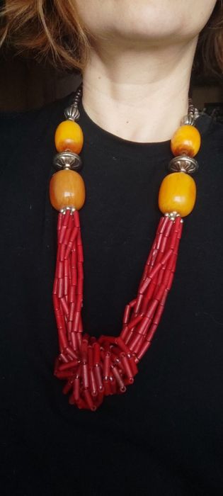 Етнічне вінтажне намисто