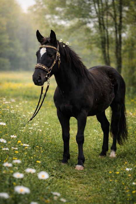 Roczny ogierek ślaski z pełnym pochodzeniem