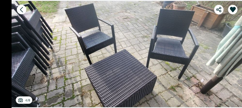 Sprzedam 12 krzeseł technorattan