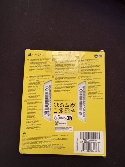 RAM Corsair 32GB CL36 6000